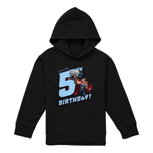 Marvel Childrens/Kids Thor 5th Birthday Hoodie