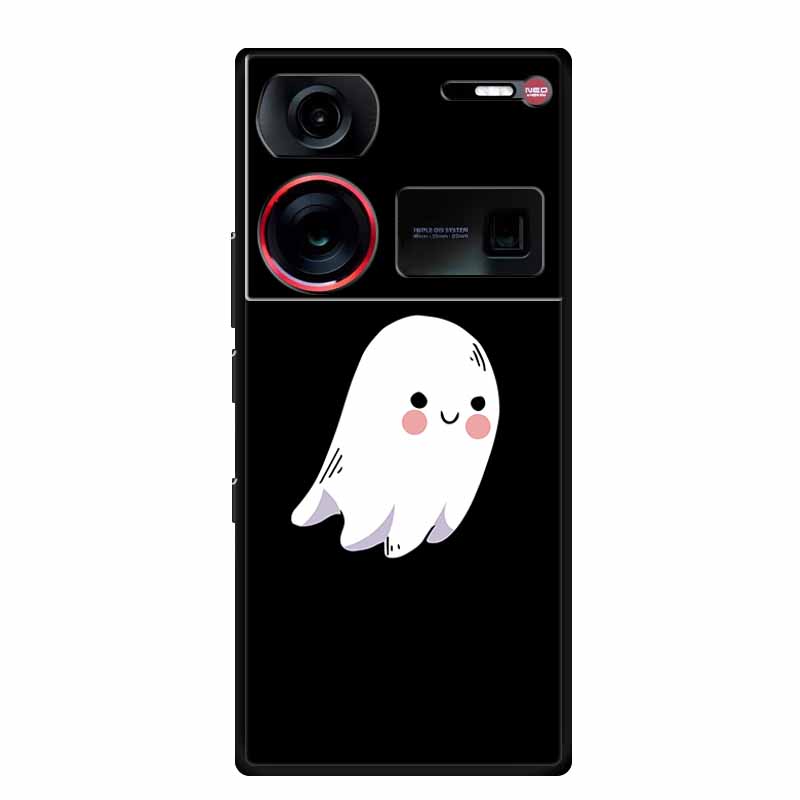 6.8" For ZTE Nubia Z60 Ultra Case Shockproof Black Silicone Soft Phone Case For ZTE Nubia Z60 Ultra Back Cover Case Cute Cartoon