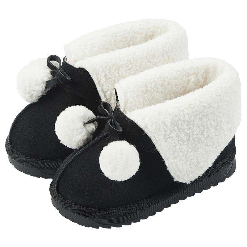 Winter warm cotton shoes velvet children's short boots girls snow boots