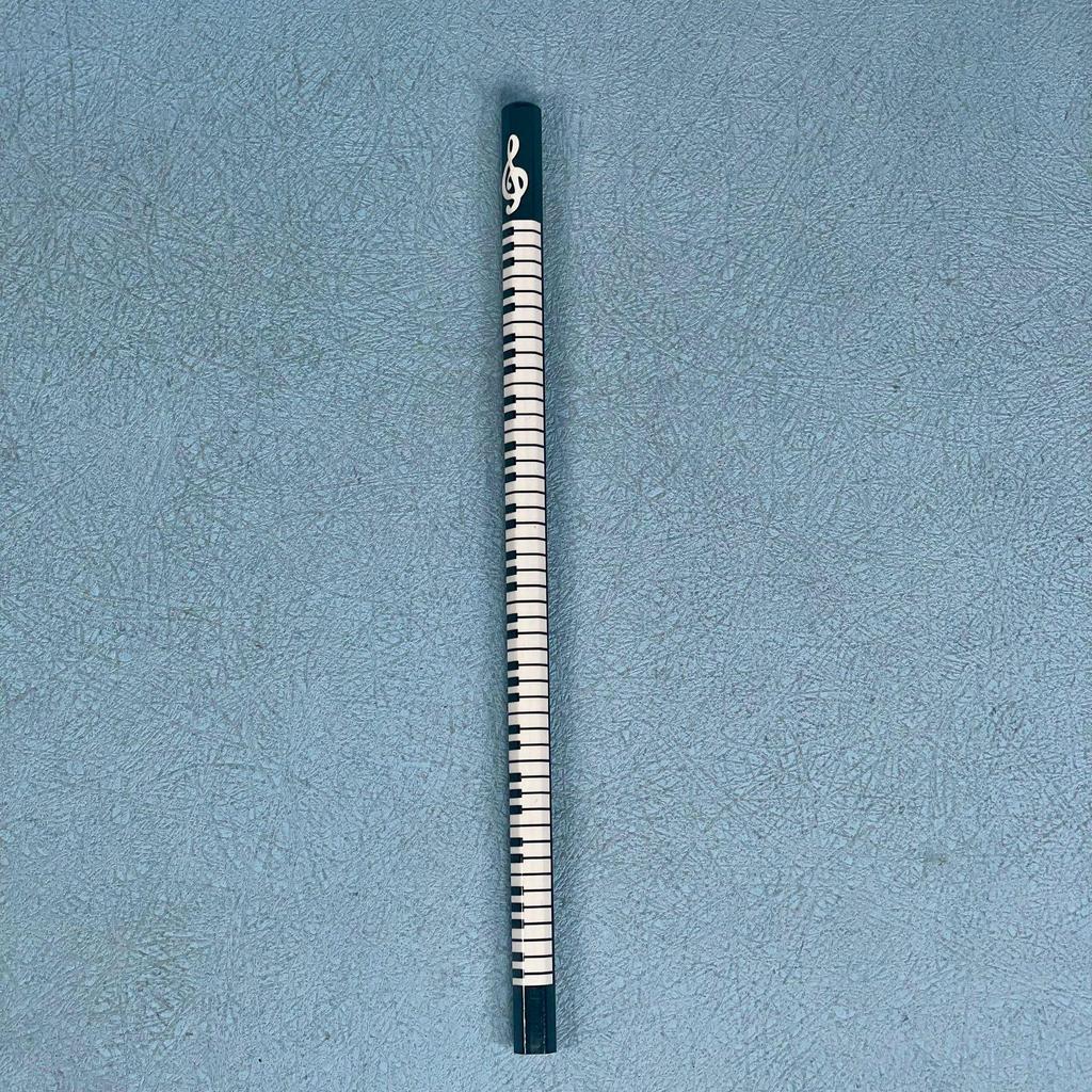 Elementary Music-Themed Stationery Set: Piano Notes Pencil Case, Eraser, Pencil, Ruler, Small Notebook