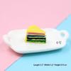 10Pcs Mini Resin Fake Cake Kawaii Simulation Food Miniatures for DIY Handmade Craft Home Decor Ornaments