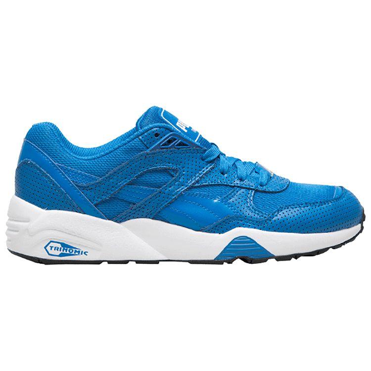 Puma R698 Atmungsaktives Obermaterial aus Rindsleder-Synthetikleder Bequem Vielseitig Trendig Verschleißfest Low-Top Lifestyle Freizeitschuhe 362573-03