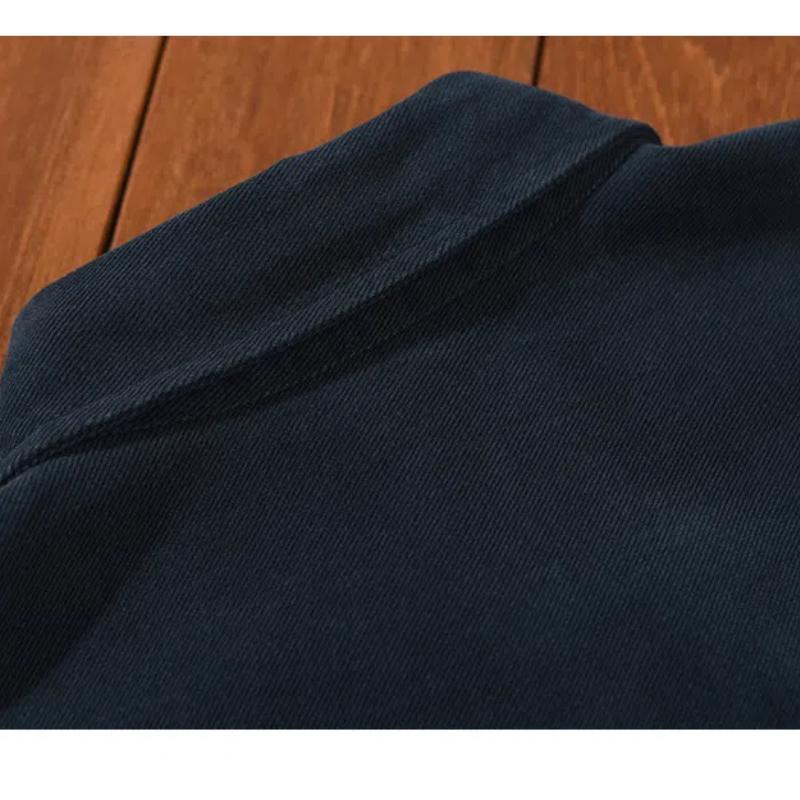 Japanese Style Long Sleeve Cargo Shirts for Male Spring and Autumn Streetwear Loose Shirt 100% Cotton Button Shirt Casual Overshirt