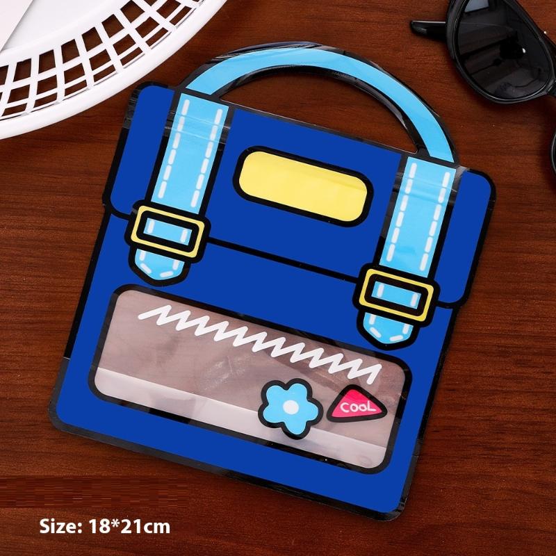 5 Stück Cartoon Geschenktasche Vliesstoff Snacktüte Gastgeschenke Süßigkeiten Kekse Verpackung Handtasche Niedliche Festival Tragetasche für Party