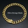 19mm ze stali nierdzewnej złoty łańcuszek dla psa Choker naszyjnik gruby kubański Link dla Pitbull obroża dla psa obroże dla zwierząt Chihuahua Correa Perro