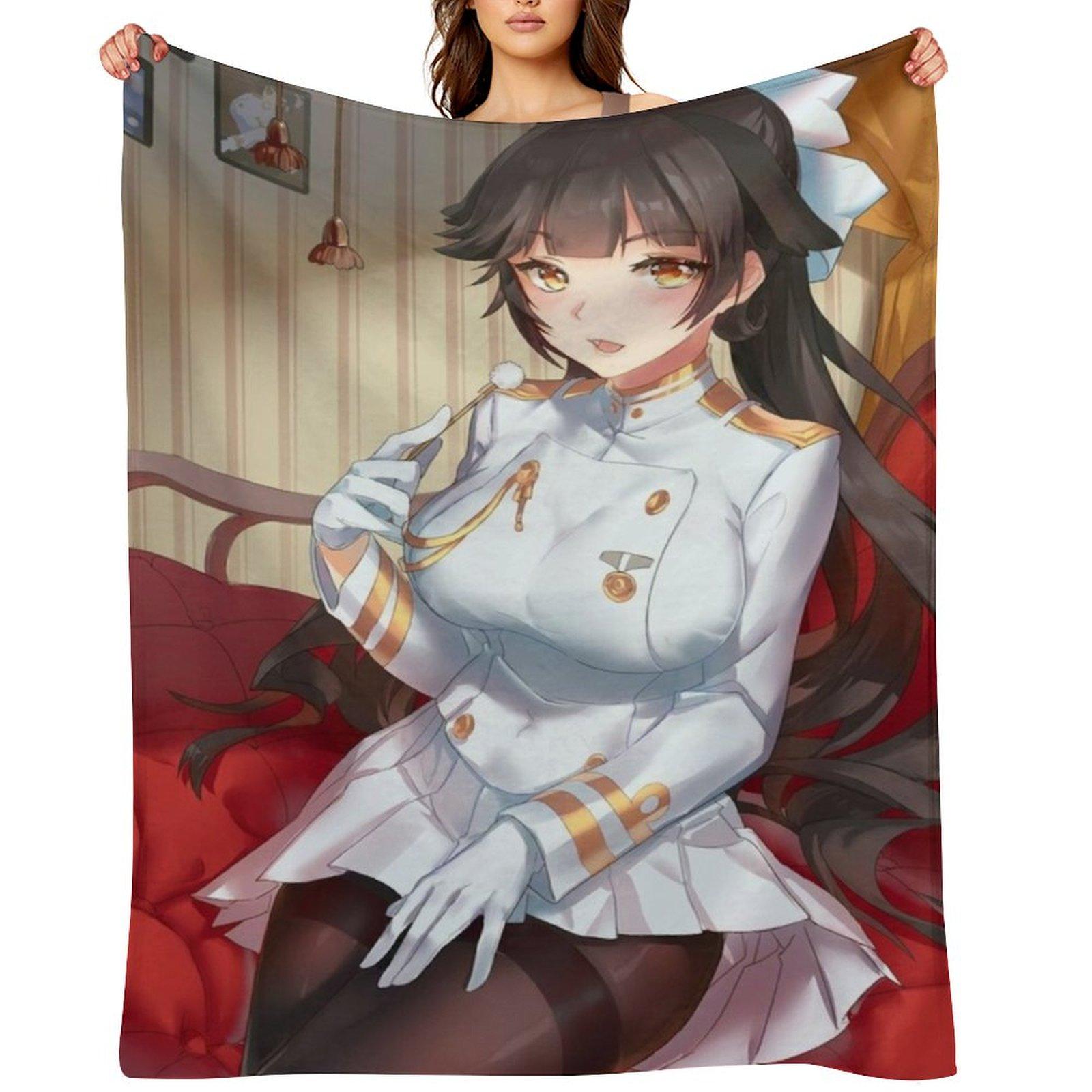 Azur Lane - Такао Плед Очень Большой Плед аниме Красивые хэллоуин Одеяла 30x40in