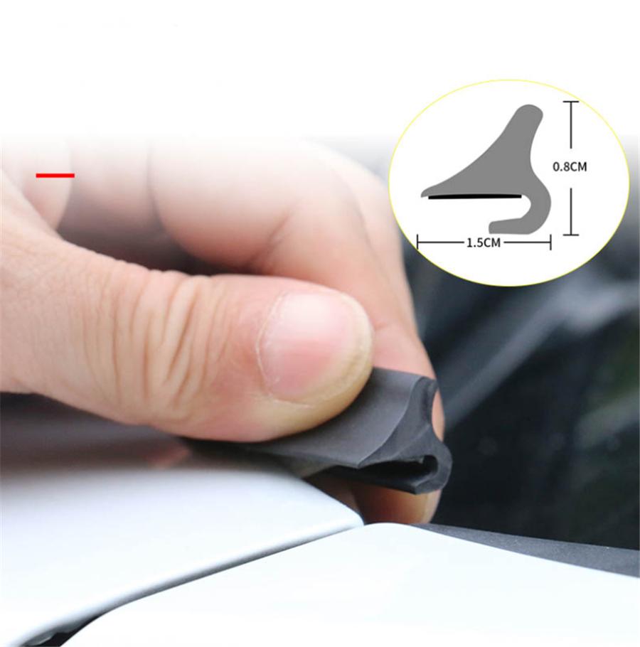 1.8 m Car Rubber Sealer, Car Window Sealer, Roof Rubber Sealer, Windscreen Protection Strips for Trim, Car front and rear Windscreen Spoiler