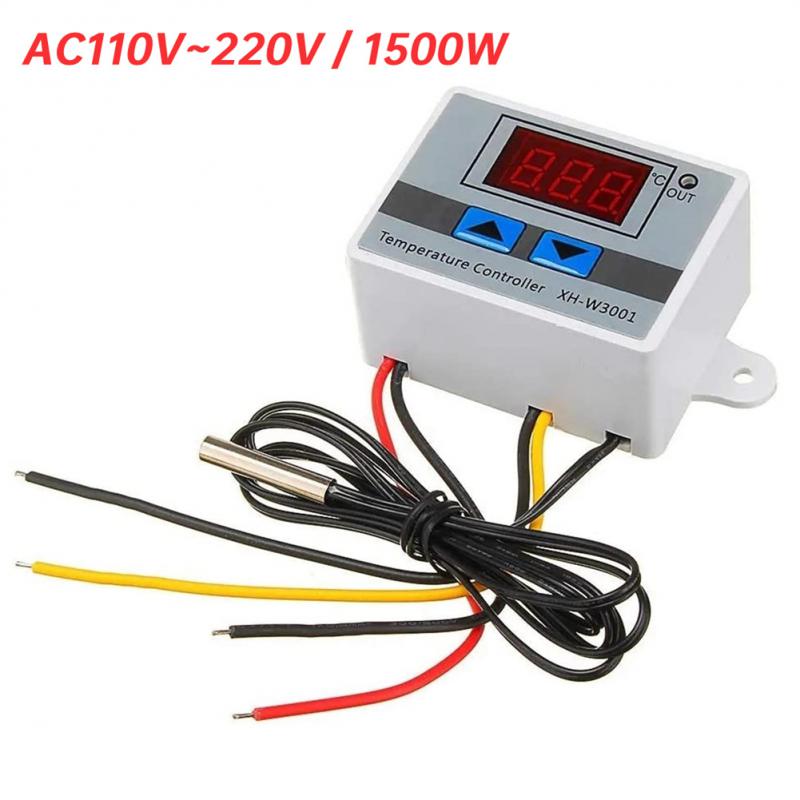 Digital Temperature Controller 120/1500W Humidistat Hygrometer Humidity Control Switch Regulator Humidity Sensor Home Supplies