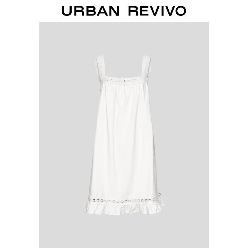 

UR 2025 Осень Французское Ретро Платье из Кружева в Лоскутной Технике S