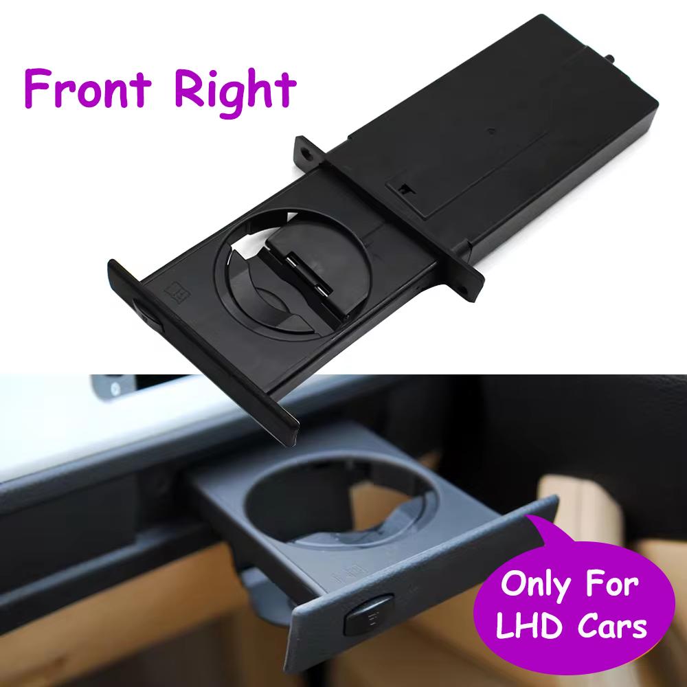 LHD Interior Car Front Dash Retractable Drink Water Cup Holder For BMW 5 Series M5 E60 E61 2004-2010 520 523 525 528 530 535 540
