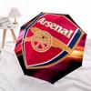 Arsenal Football Club mönster, automatiskt hopfällbart paraply, bärbar och hopfällbar design, 8 revben, en julklapp eller födelsedagspresent.