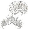 Rhinestone Wedding Crowns And Tiaras For Women, Costume Party Hair Accessories With Gemstones