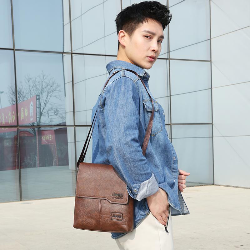 Moda Bolso de mano para hombre Tendencias vintage PU Cuero Retro Messenger  Bag Elegante Casual Masculino Crossbody Shoulder Bag comprar a buen precio  — entrega gratuita, reseñas reales con fotos — Joom