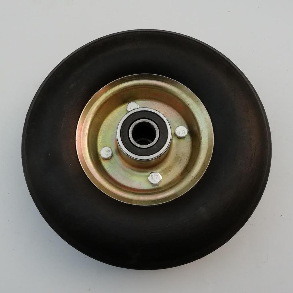 Heavy Duty Industrial & Mining Cart Swivel Caster Wheel, 350-4 Large Solid Rubber Hand Truck Wheel