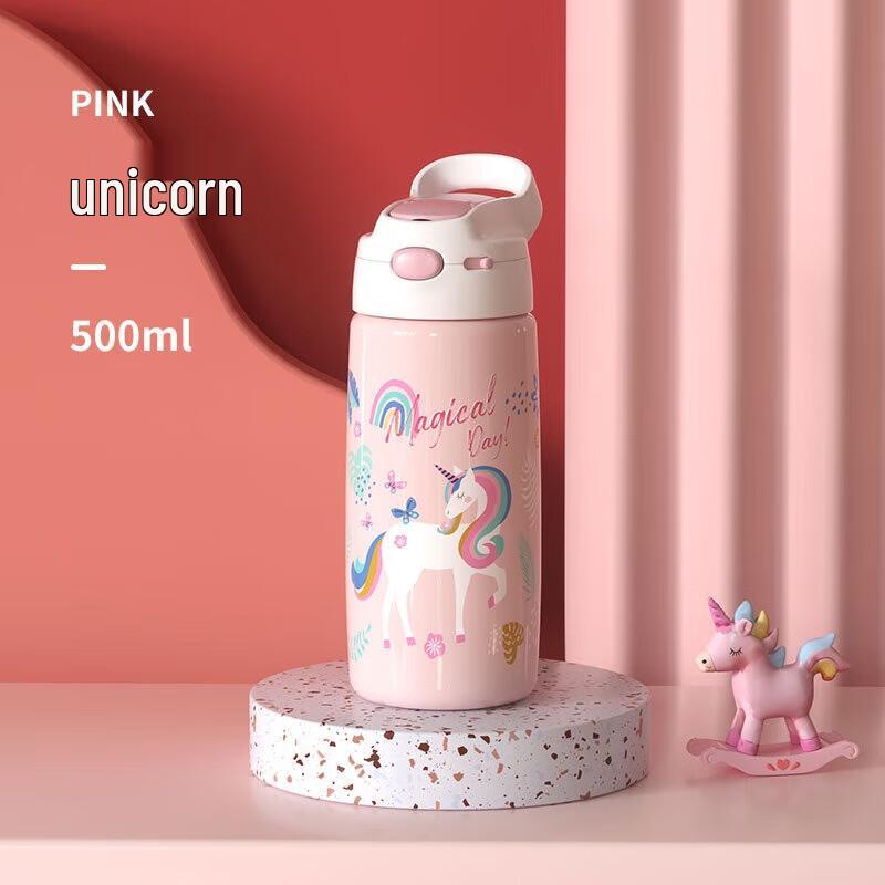 JEKO&JEKO Kids  Unicorn Insulated Straw Cup