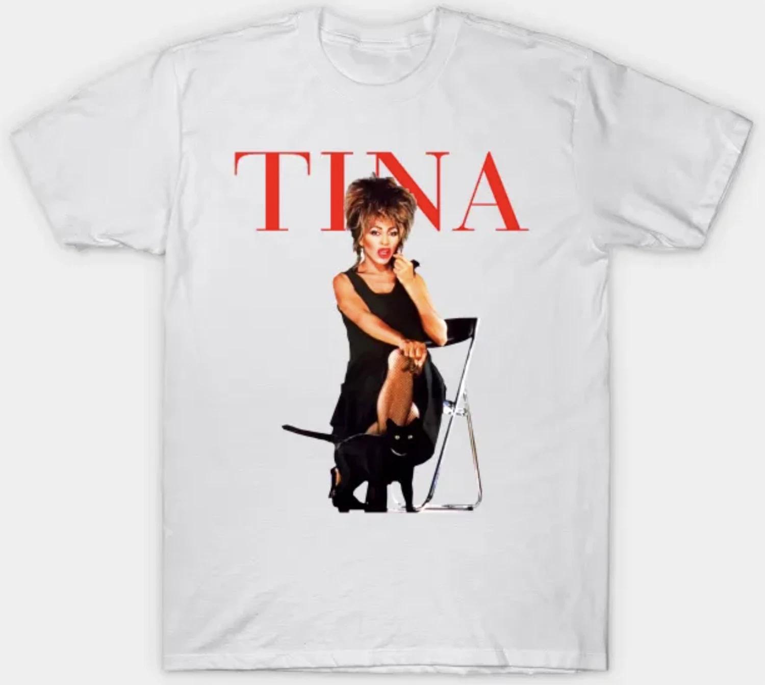 Tina Turner Queen of Rock n Roll T shirt Adult Small-3XL XXXL White XL