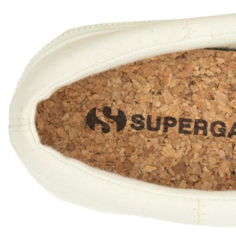 Superga 2347 Organic Slip On Patchwork Beige S2128nwa8g