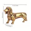 Reine Kupfer Dackel Statue Vintage Messing Figuren Heimdeko Schreibtisch Ornament Miniaturen Antik Tee Haustier Handwerk Geschenke