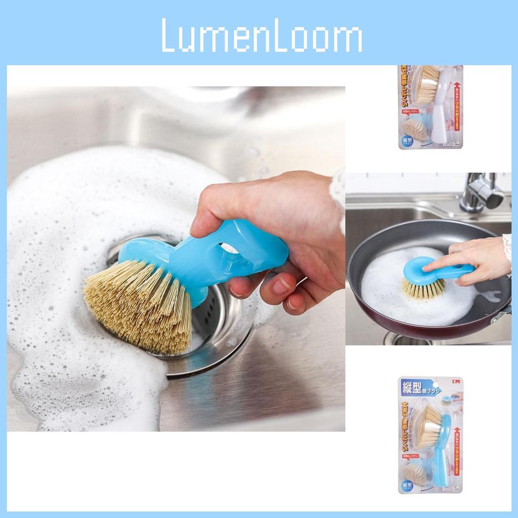 Nonstick Pan Brush Abs Plastic Stainless Steel Cleaning Tool For Kitchen Use