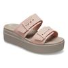 Crocs Lightweight Breathable Non-Slip Slide Sandals Women Footwear Pink Brown 207431-6RL