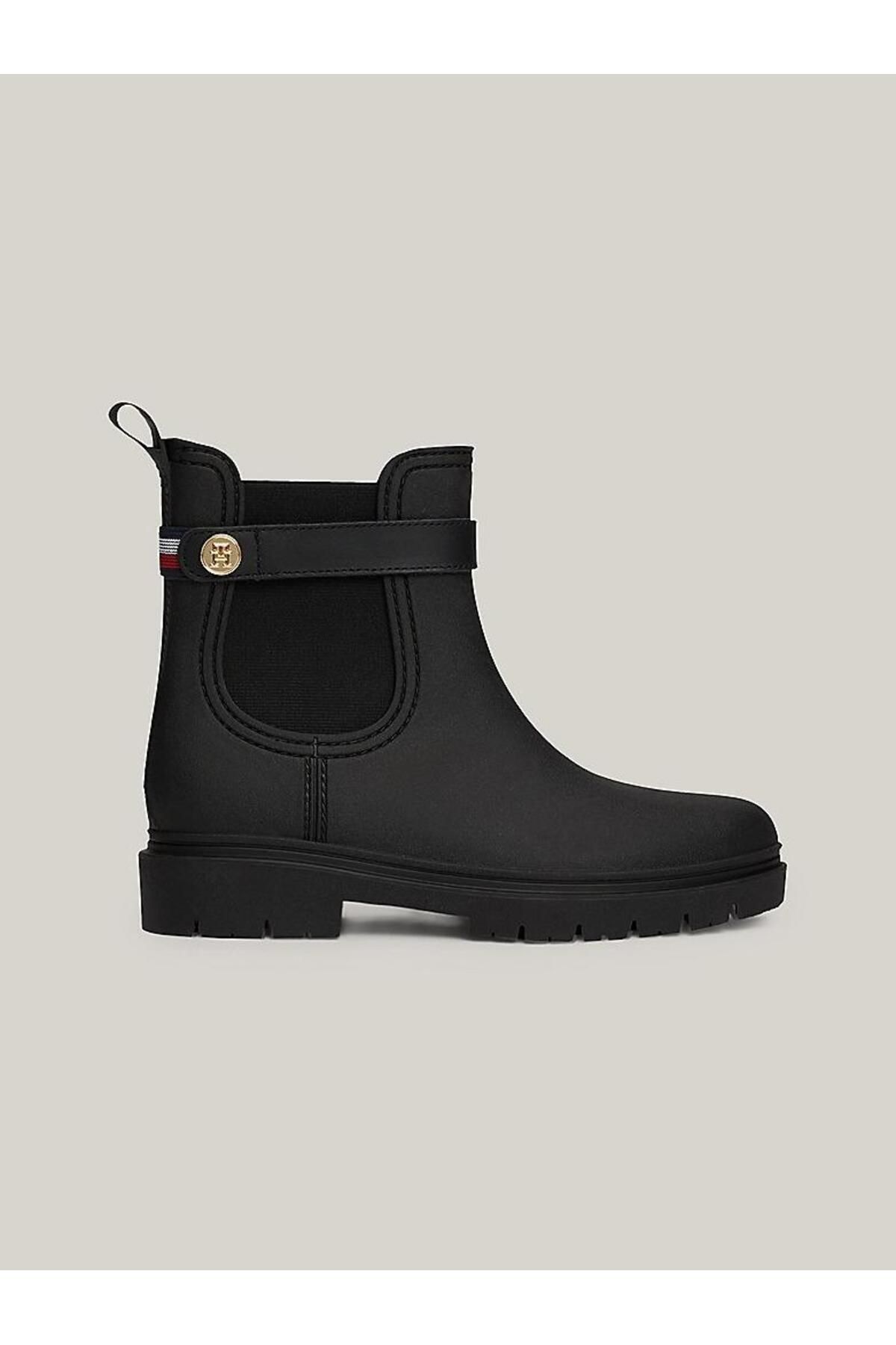 

Женские современные стильные модные прорезиненные резиновые сапоги с заклепками 38