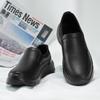 Chef Special Shoes Men's Shoes Labor Insurance Shoes Non-slip All Black Hotel Workshop Work Shoes Wear-resistant Waterproof and Oil-proof 45