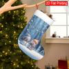 Christmas Decoration Fireplace Hanging Stocking 1pc Christmas Snowman Stocking (8-Pattern) Decorative Socks -
