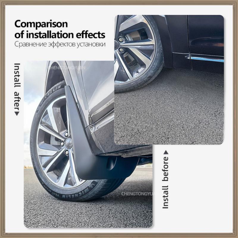 2025-2026 For Jaecoo J5 E5 EV T1X Platform 4PCS ABS Mud Flaps Anti-Splash Mudguards Fenders Car Accessories Auto Styling