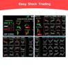 Smooth Trader Desk Pad Stock Market Chart Pattern Candlestick Pattern Art Mouse Pad  Laptop Pads