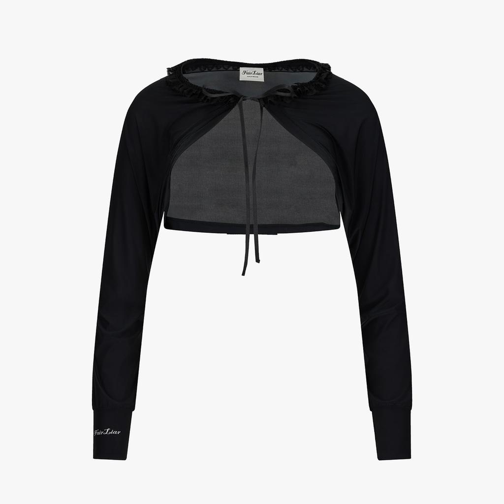 FAIRLIAR GOLF Frill Cooling Bolero (Black)