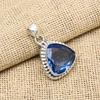 Tanzanite Gemstone Solid 925 Sterling Silver Handmade Wonderful Pendant For Wedding Gift