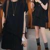 Korean Style Women's Summer Casual Sports Suit - T-shirt & Short Skirt Two-Piece Set