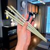 5 Pairs Colored Reusable Chopsticks, Fiberglass Chopsticks Set, Non-Slip, 25.5cm