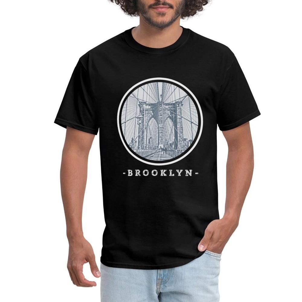 Brooklyn Bridge Retro Vintage Men s T-Shirt Unisex T-Shirt XL