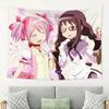 1 Pezzo Arazzo Puella Magi Madoka Magica Madoka E Homura Appeso a Parete Sfondo Stoffa Per Soggiorno Camera da Letto Carino Anime Decorazione