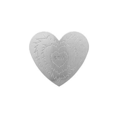 KÄNSLOR NR.439 [SILVER] HJÄRTSKÖLD HÅRspänne