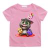 Talking Tom Game T-shirt Game Casual 100%Cotton Tee-shirt  Boys/girls6-12year Old Boy Tees Kids Graphic Printing Tshirt Clothes