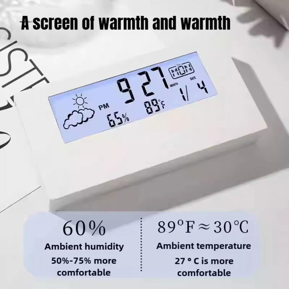 Digital Display Digital Clock Electronic Design Study Design Table Clock Multifunction Features Decoration Style