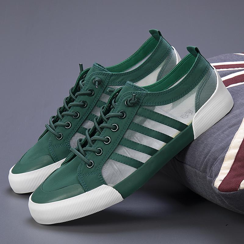 Summer Hollow Versatile Men's Casual Shoes Comfortable Light Flat Shoes Men Sneakers Low Skate Shoes For Men Zapatillas Hombre