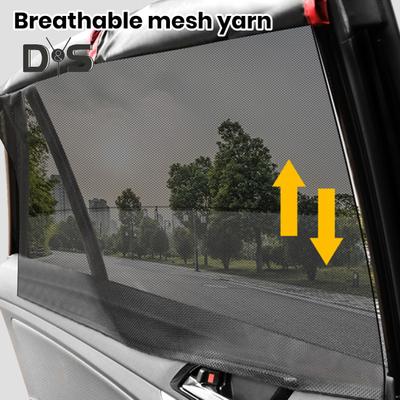 Car Side Window Sunshade Cover Double Layer Car Privacy Curtain Strong Magnetic Adsorption Simple Installation UV-Proof Auto Windshield Sunshade