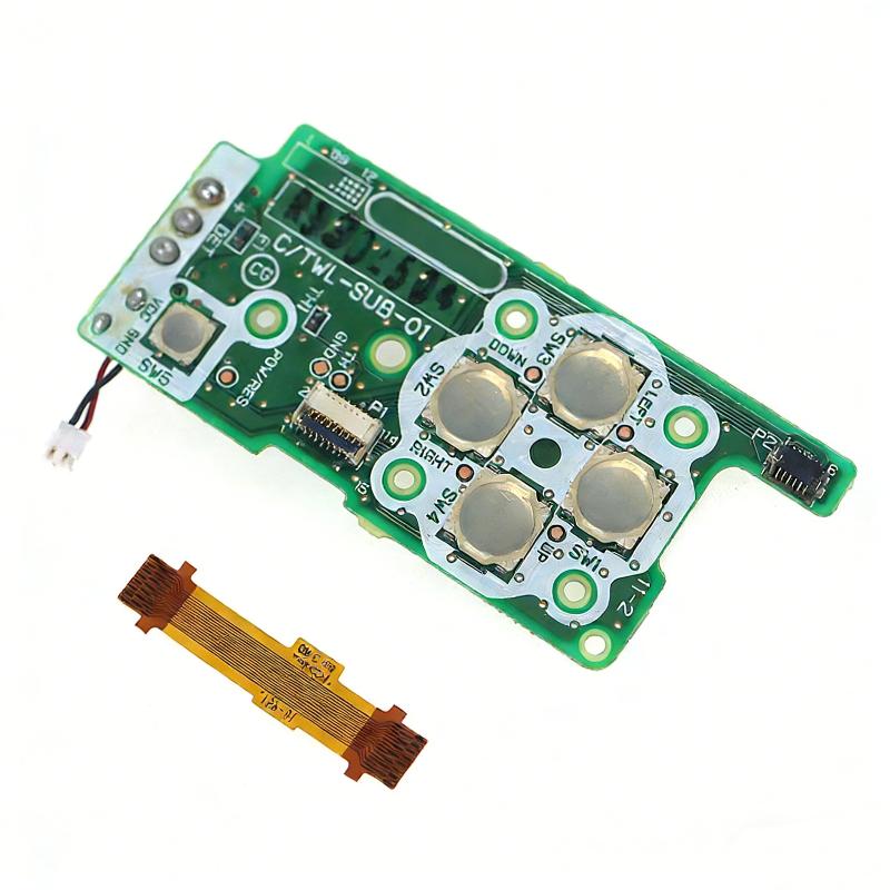 

1 Set For Nintend Dsi Game Console Repair Accessories Abxy Button Board With Cable For Ndsi On Off Power Switch Board
