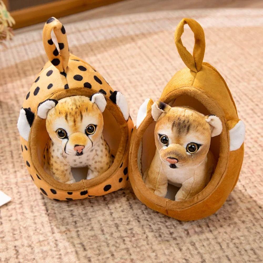 Soft Stuffed Animal Doll Baby Tiger Throw Pillow Cute Pillow Doll Kids Birthday Gift