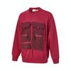 Timberland Media Utility Crew Neck Color Block Sports Casual Fashion Long Sleeve Sweatshirt Unisex Sweatshirt Red A664F-637
