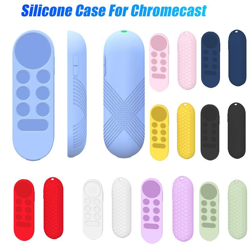 Soft Silicone Case For Google Chromecast Remote Control Protective Cover Shell For Google TV 2020 Voice Remote Control D Durable