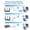 8-Antenna WiFi Extender Signal Amplification Signal Router Portable Wireless Repeater  Home