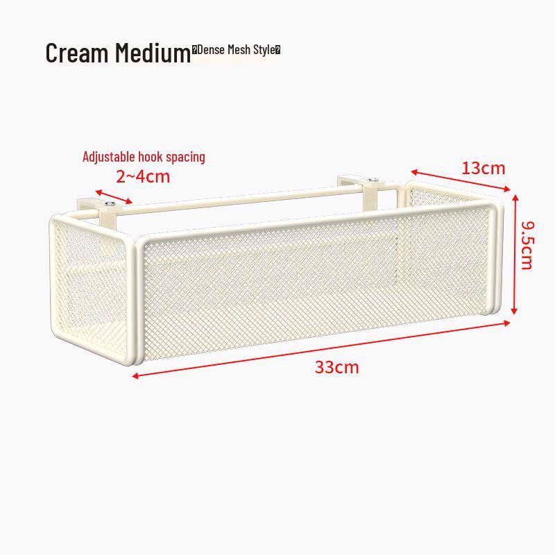 Adjustable Dormitory Bedside Hanging Storage Basket & Rack