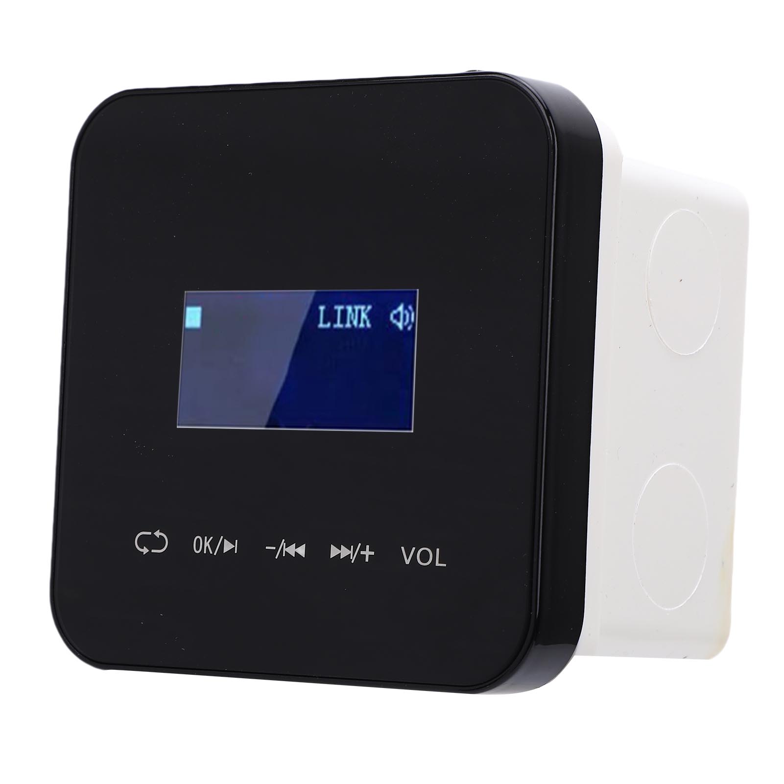 

2 Channel Wall Amplifier 1.7 Inch LCD Display 5.0 Wall Music Amplifier Wireless IR Remote Support MP3 WMA WAV AAC WAW APE