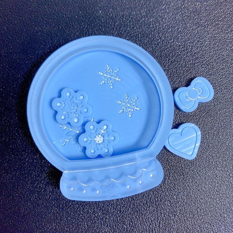 Crystal  Shape Shaker Silicone Moulds Resin Shaker Molds Resin Casting Mould Silicone Material for  Pendant Craft