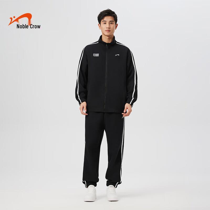 Guirenniao Men s Embroidered Cotton Blend Sportswear Set XL