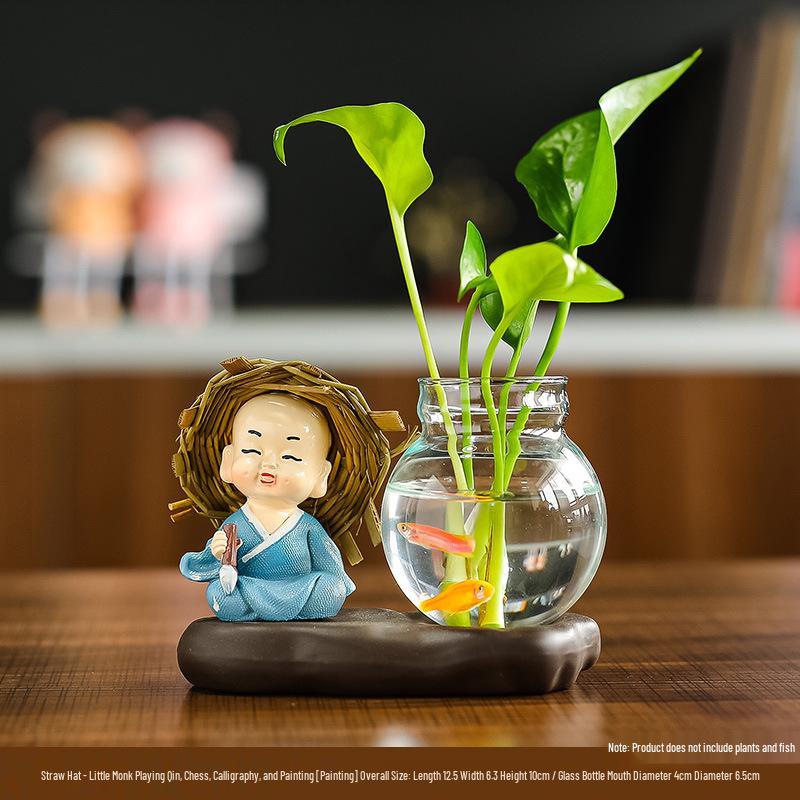 Creative Little Monk Desktop Ornaments for Home and Office Decor